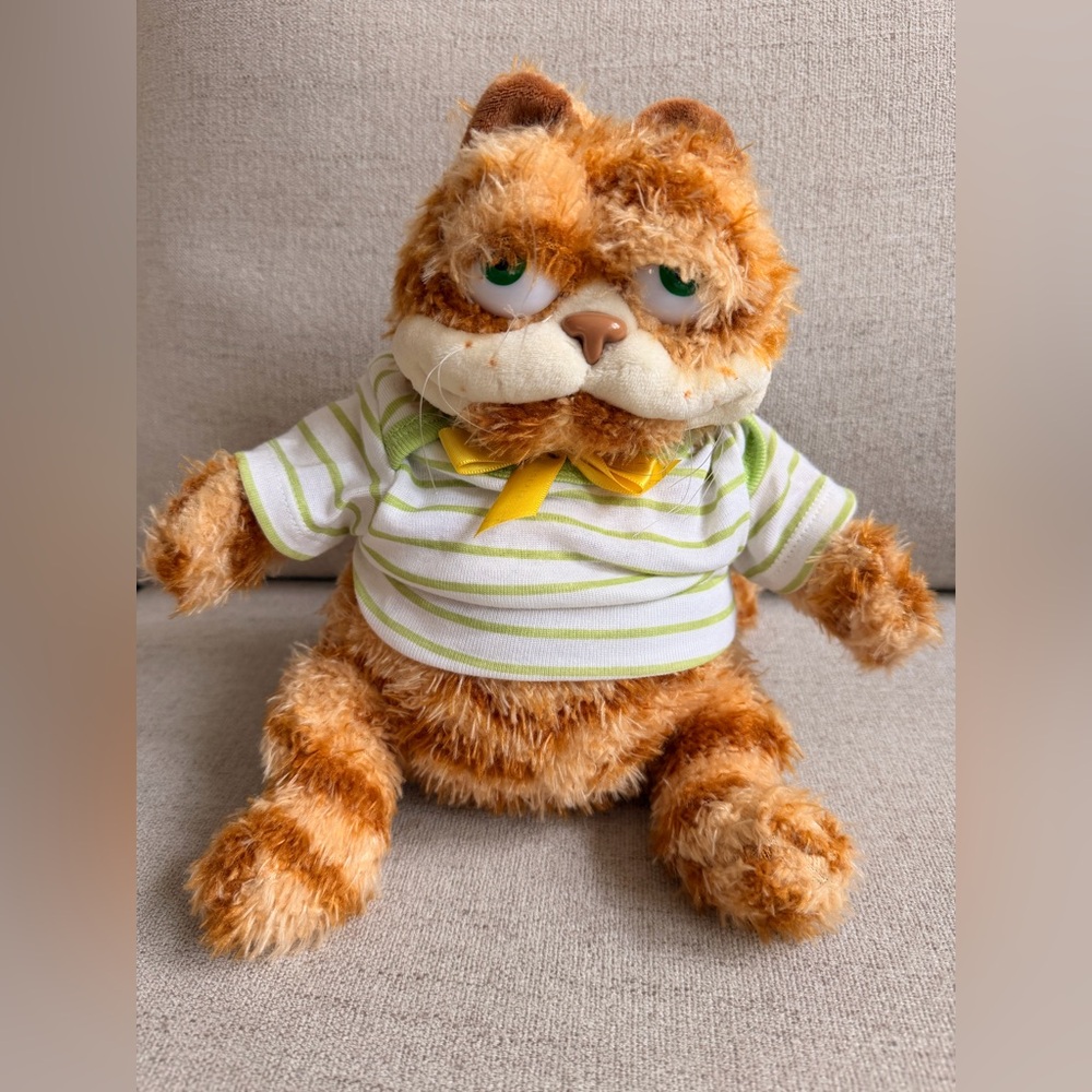 Fat Angry Cat Plush Doll Orange Tabby Grumpy Cat Bulging Eyes Soft Toy Fei Mao